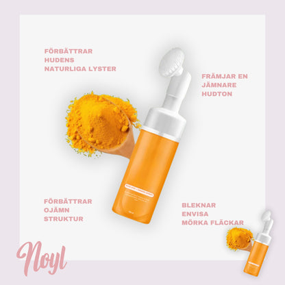 Noyl™ - Tumeric Face wash med borste